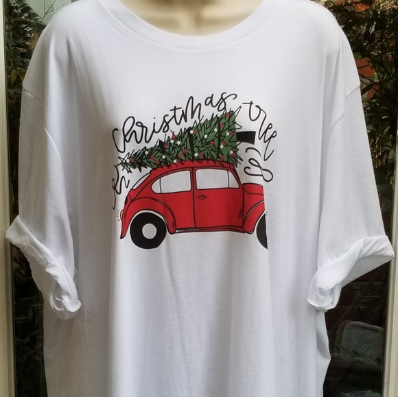 SALE 12.00 ..Oh Christmas Tree Tee Shirt - Picture 2 of 5
